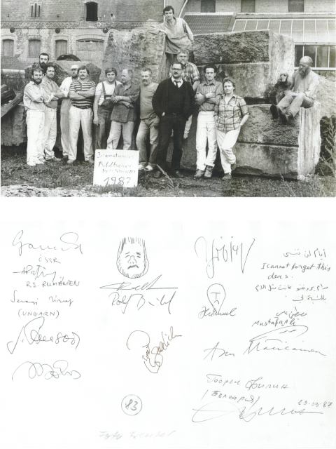 Die Künstler der Statuen